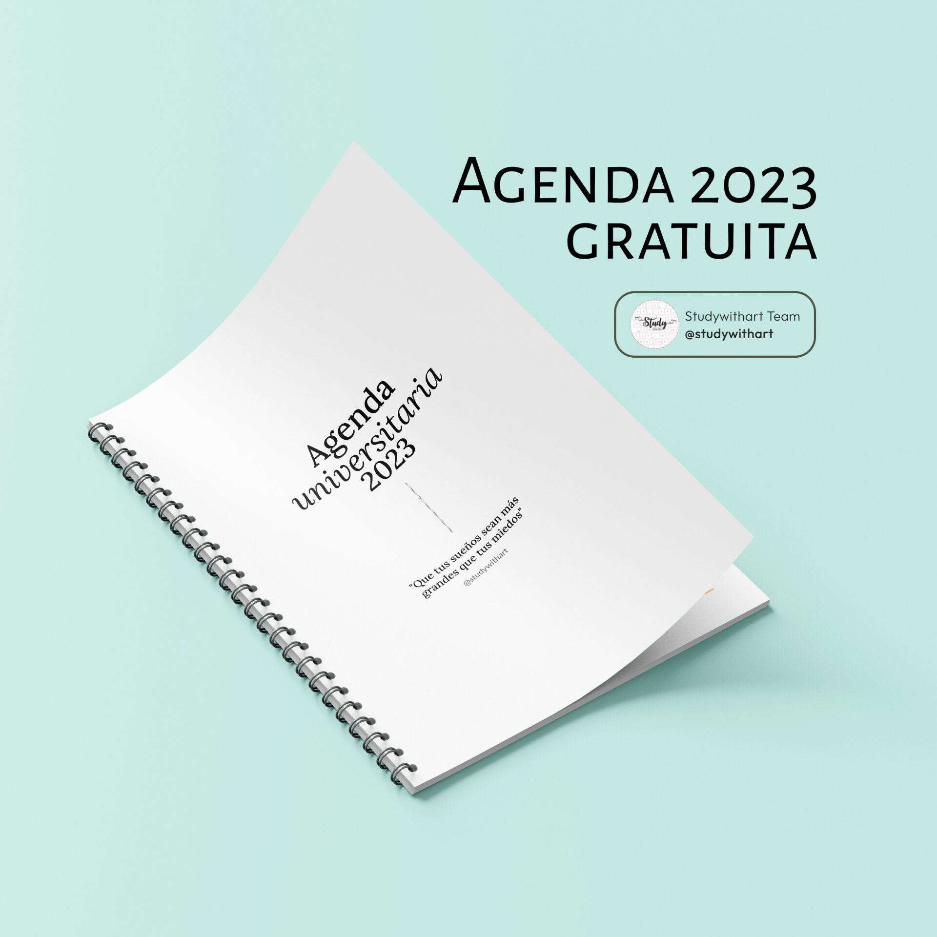 Agenda 2023 Pdf Gratis Agenda 2023 GRATIS para descargar e imprimir + Agenda digital 100%  personalizada y minimalista para estudiantes – studywithart – Studywithart