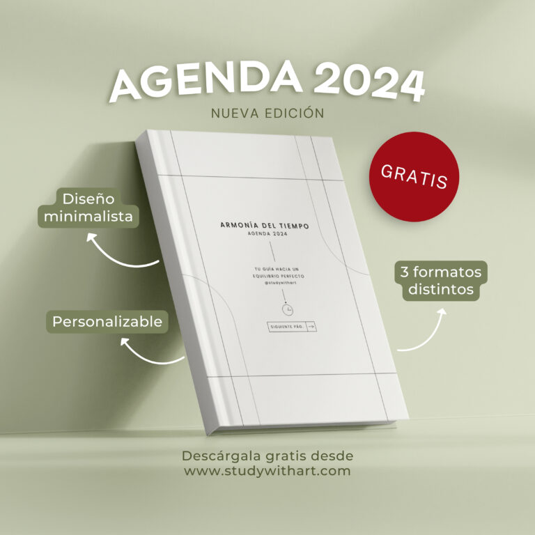 Agenda digital 2024 para iPad. Planificador interactivo en PDF