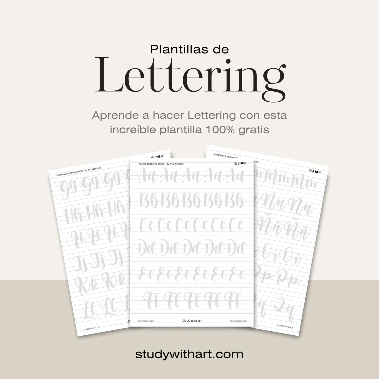 Plantillas GRATIS para hacer Lettering 2026 - Descargar e imprimir ...