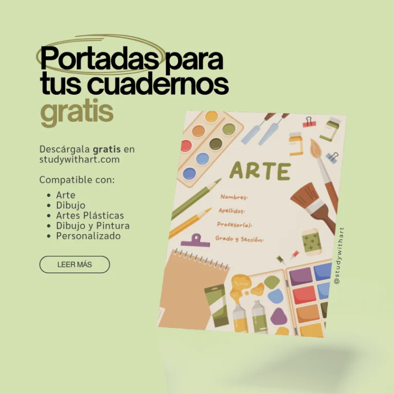 Carátulas Bonitas para Imprimir GRATIS 2025 [PDF] | Arte, Dibujo y Pintura, Artes Plásticas