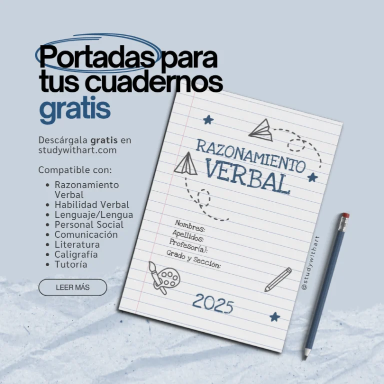 Descarga GRATIS Carátulas para Cuadernos de Geografía, Historia y Ciencias Sociales