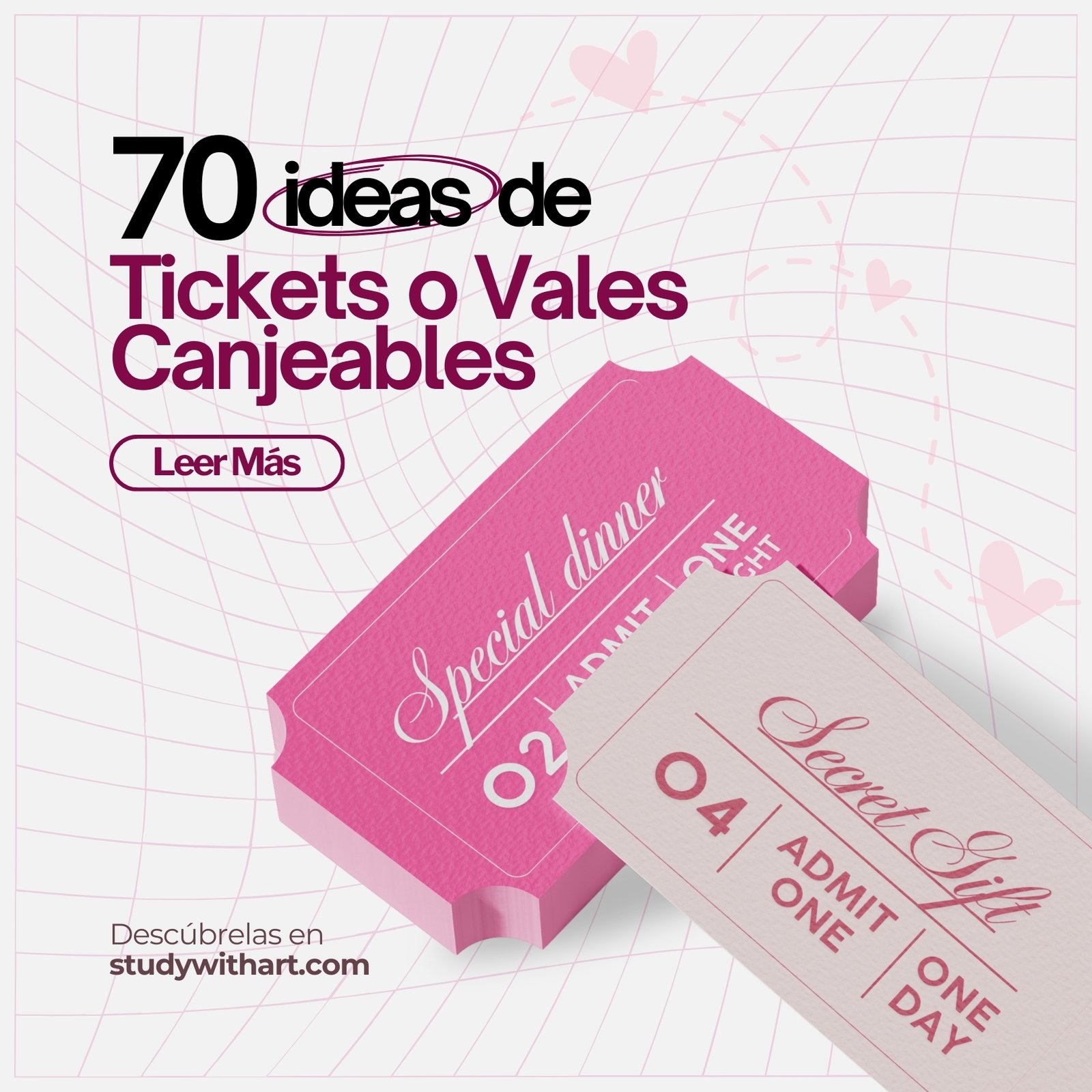 70 Ideas de Tickets Canjeables para San Valentín (+ Plantillas Gratis)