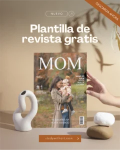 Portada de Blog: Crea la revista perfecta para mamá: Plantilla gratis para el Día de la Madre - ideas de regalos originales 2025