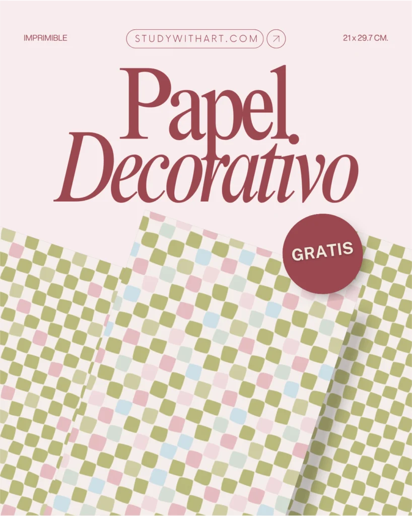Portada de blog: Papel Decorativo para Imprimir GRATIS | Ideal para Journaling y Manualidades